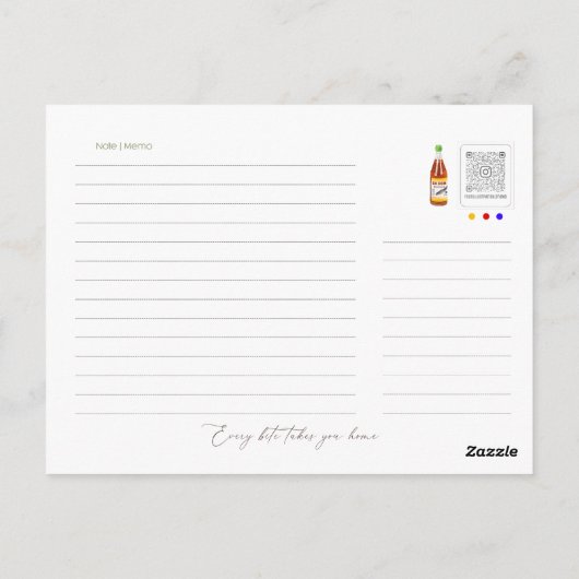 Het is Oh-vis-ally Uw Verjaardagskaart Briefkaart (Achterkant)