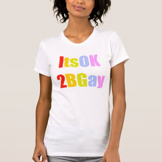 Het is OK 2 B Gay TankTop (Voorkant)