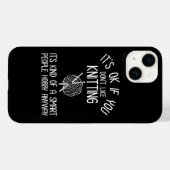 Het Is OK Als Je Niet Van Breien Houdt Case-Mate iPhone Case (Achterkant (horizontaal))