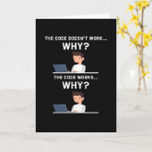 Het is OK Computer Scientist Hacker IT Kaart (Gele Bloem)