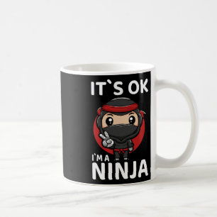Het is OK Ik ben een Ninja I Jeugd Karate I Peuter Koffiemok