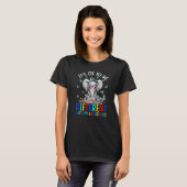 Het Is Ok Om Anders Te Zijn Autisme Bewustzijn Oli T-shirt (Voorkant volledig)