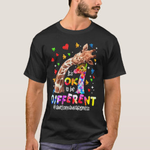 Het Is Ok Om Anders Te Zijn Autisme Bewustzijn Sch T-shirt