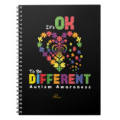 Het is OK om anders te zijn - het vieren van neuro Notitieboek (Voorkant)