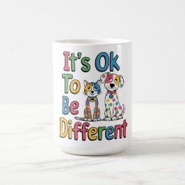 Het is ok om anders te zijn koffiemok