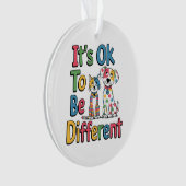Het is ok om anders te zijn ornament (voorkant)