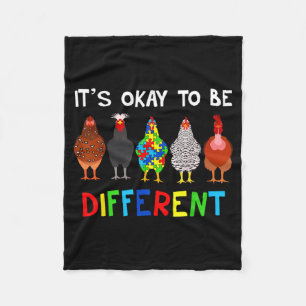 Het Is Ok Om Anders Te Zijn Schattige Legpuzzel Ki Fleece Deken