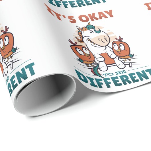 Het is OK om een andere uitnodiging te zijn Cadeaupapier (Rol Hoek)