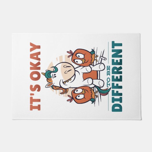 Het is OK om een andere uitnodiging te zijn Deurmat (Voorkant)