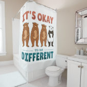 Het is OK om een andere uitnodiging te zijn Napkin Douchegordijn (In situ)