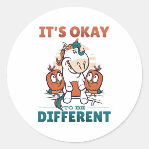Het is OK om een andere uitnodiging te zijn Ronde Sticker