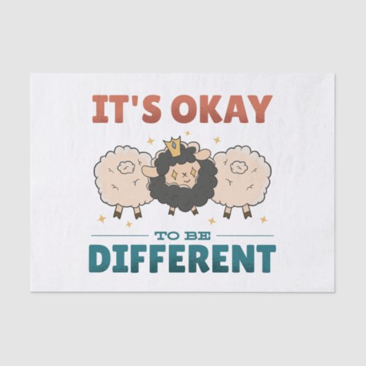 Het is OK om een andere uitnodiging te zijn Tissuepapier (Voorkant)