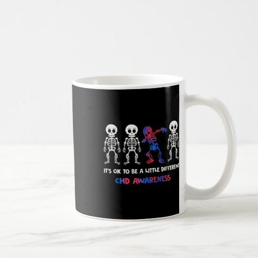 Het is OK om een beetje anders CHD bewustzijn te z Koffiemok (Rechts)