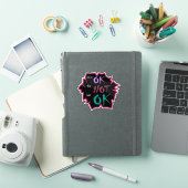 Het is OK om geen OK vinyl Sticker te zijn (iPad Cover)