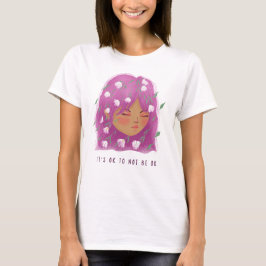 Het is ok om niet ok Mental Health Awareness Schat T-shirt