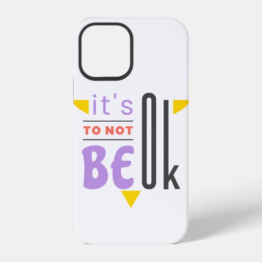 Het is ok om niet ok te zijn iPhone hoesje (Achterkant)