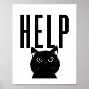 Het Is Ok Om Om Hulp Te Vragen Sticker3 Poster