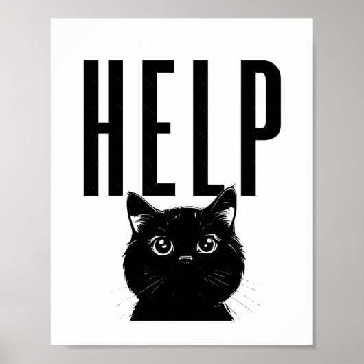 Het Is Ok Om Om Hulp Te Vragen Sticker3 Poster (Voorkant)
