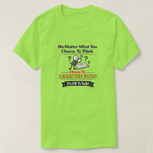 Het Is OK Om Te Praten (14) T-shirt (Design voorkant)