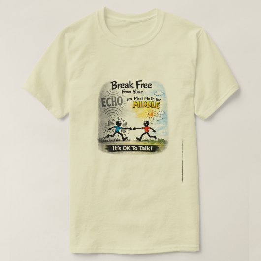 Het Is OK Om Te Praten (16) T-shirt (Design voorkant)