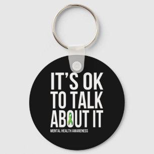 Het is OK om te praten over IT Mental Health Aware Sleutelhanger