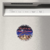 Het is OK om te zeggen VROLIJK KERSTMIS magneet (Insitu (Vaatwasser))