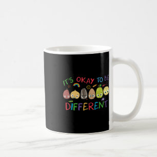 Het is OK om verschillende Motivatie autisme bewus Koffiemok