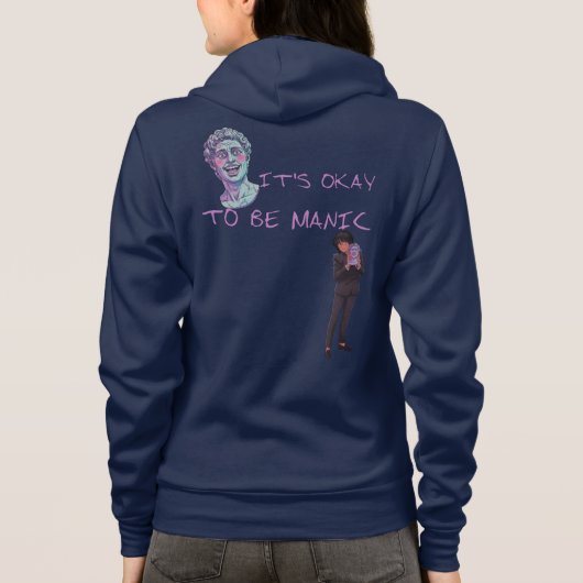 HET IS OKAY OM MANISCH TE ZIJN HOODIE (Achterkant)