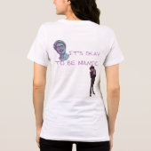 HET IS OKAY OM MANISCH TE ZIJN Tri-Blend SHIRT (Achterkant)