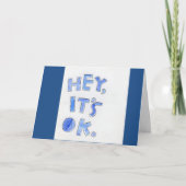 HET IS OKÉ, "50" IS NIET DAT BAD=HAPPY BIRTHDAY KAART (Voorkant)