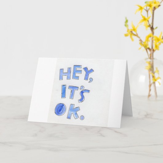 HET IS OKÉ **60 ** IS NIET ZO'N SLECHTE GELUKKIGE  KAART (Gele Bloem)