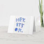 HET IS OKÉ **60 ** IS NIET ZO'N SLECHTE GELUKKIGE  KAART (Voorkant)