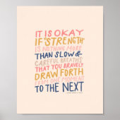 Het is oké als de kracht er anders uitziet - MHN Poster (Voorkant)