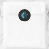 Het is oké als het enige dat je vandaag doet is ad ronde sticker (Tas)