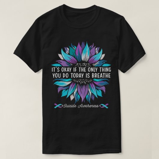 Het is oké als het enige wat je vandaag doet, een  t-shirt (Design voorkant)