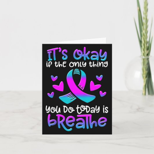 Het is oké als het enige wat je vandaag doet, is h kaart (Voorkant)