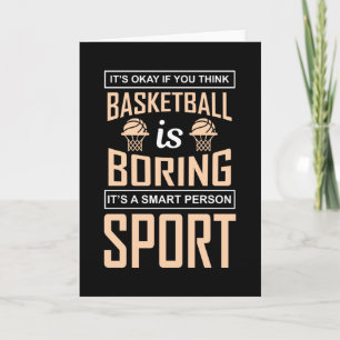 Het is oké als je denkt dat Basketball slaapt Kaart
