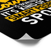 Het is oké als je denkt dat roeien saai is poster (Hoek)