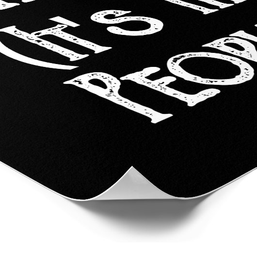 Het is oké als je niet van geocaching houdt poster (Hoek)