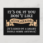 Het is oké als je niet van mudlarking houdt briefkaart (Voorkant)