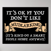 Het is oké als je niet van mudlarking houdt poster (Voorkant)