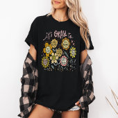 Het Is Oké Boho Bloemen T-Shirt