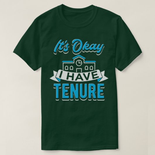 Het is oké dat ik een vaste aanstelling heb t-shirt (Design voorkant)