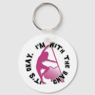 Het is oké, ik ben met de band sleutelhanger