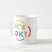 Het is oké! koffiemok (Voorkant links)