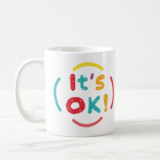 Het is oké! koffiemok (Links)