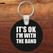Het is oké met de band. sleutelhanger (Voorkant)
