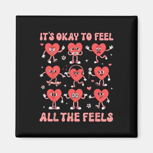 Het is oké om alle gevoelens van geestelijke gezon magneet (Voorkant)