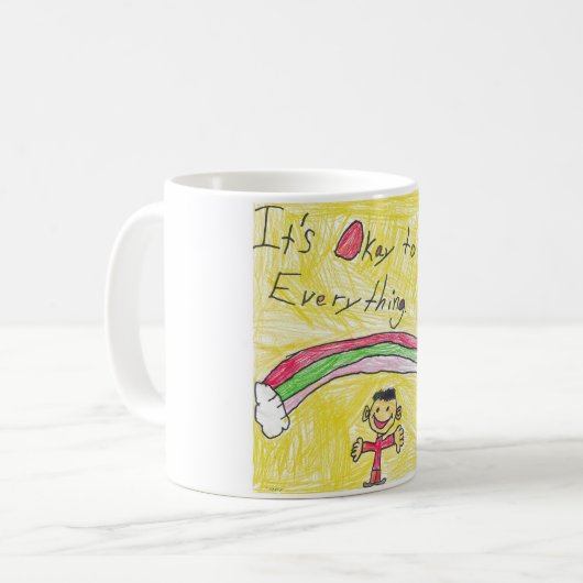 Het is oké om alles Mok te zijn (Voorkant links)