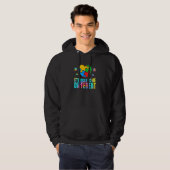 Het is oké om anders autisme te ondersteunen hoodie (Voorkant volledig)